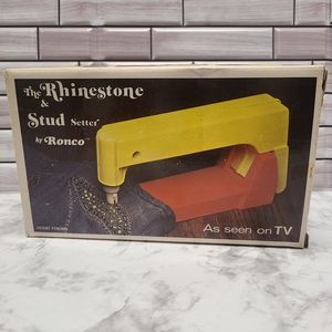 🇺🇸 Vintage 1974 The Rhinestone & Stud Setter by Ronco, Made in USA